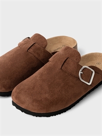 NAME IT Sandaler Avery Mules Bitter Chocolate